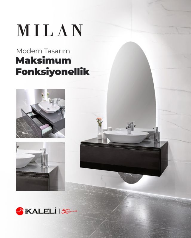 🛁 Banyonuzda şıklık ve düzen bir arada! ✨

Milan Banyo Dolabı, modern tasarımıyla göz alıcı bir atmosfer yaratırken, geniş depolama alanları sayesinde tüm banyo malzemelerinizi düzenli bir şekilde saklamanıza yardımcı olur.

✨ Şık çizgileri ve kullanışlı tasarımıyla banyonuzda ferah bir ortam yaratır.

🪞 Özel ayna tasarımı sayesinde alanınızı daha geniş ve aydınlık göstererek banyonuza zarif bir dokunuş katar.

✔️ Kaliteli malzemeleri ve kolay temizlenebilir yüzeyi ile uzun ömürlü bir kullanım imkanı sunar.

💎 Milan Banyo Dolabı ile banyonuzda hem düzeni hem de zarafeti yakalayabilirsiniz!

📍 Çok daha fazlası için KALELİ mağazalarını ziyaret etmeyi unutmayın! 😊

#BanyoDekorasyonu #ŞıkBanyolar #MilanBanyoDolabı #ZarifDokunuşlar #FonksiyonelTasarım #KaliteliYaşam #EvDekorasyonu